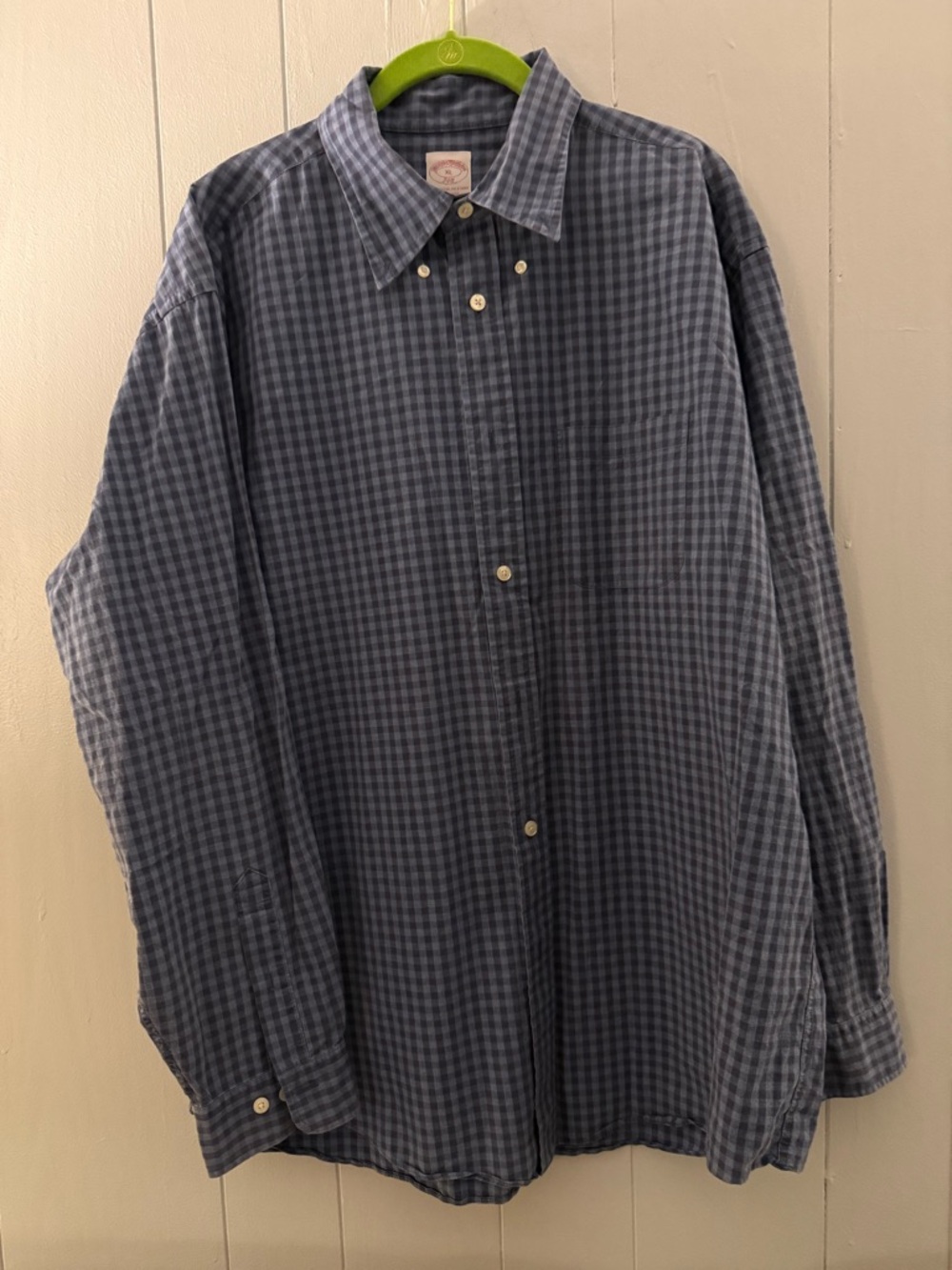 Brooks Brothers Blue Check Button-Down Shirt